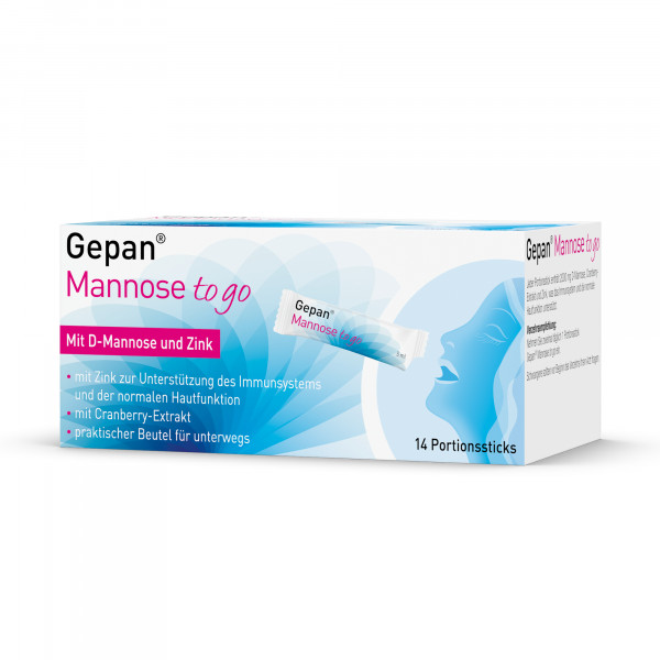 Abbildung für Gepan Mannose to go, trinkfertige Mannose mit Zink
