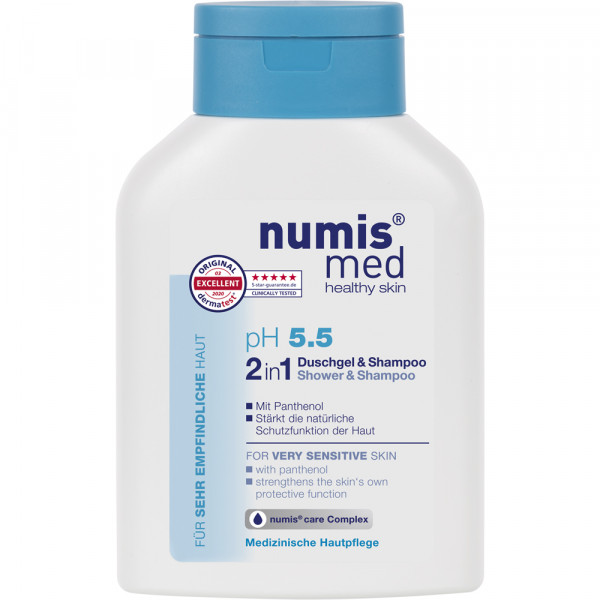 Abbildung für NUMIS med pH 5,5 2in1 Duschgel & Shampoo