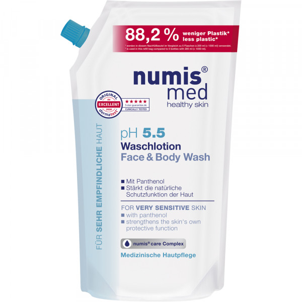 Abbildung für NUMIS med pH 5,5 Waschlotion Nachfüllbeutel