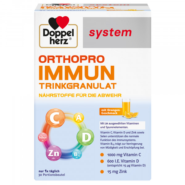Abbildung für DOPPELHERZ Orthopro Immun Trinkgranulat system