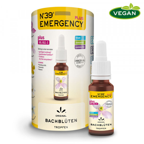 Abbildung für BACHBLÜTEN No.39 Emergency plus Tropf.z.Einnehmen