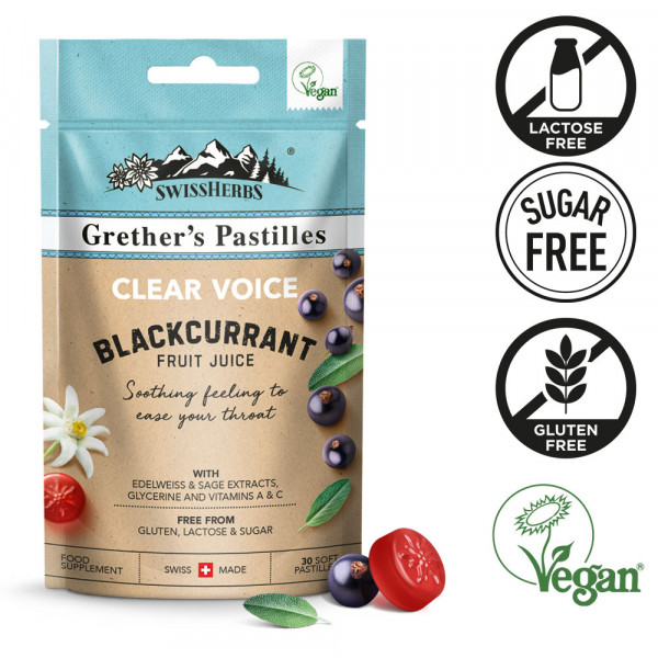 Abbildung für GRETHERS SWISSHERBS Clear Voice blackcurrant