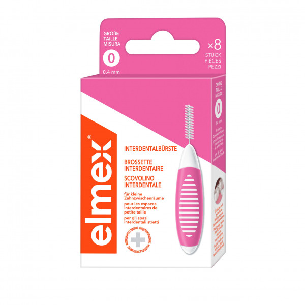 Abbildung für elmex Interdentalbürsten Pink, Größe 0, 0,4 mm