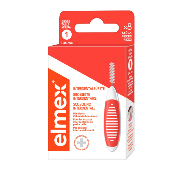 Abbildung für elmex Interdentalbürsten orange, Größe 1, 0,45 mm