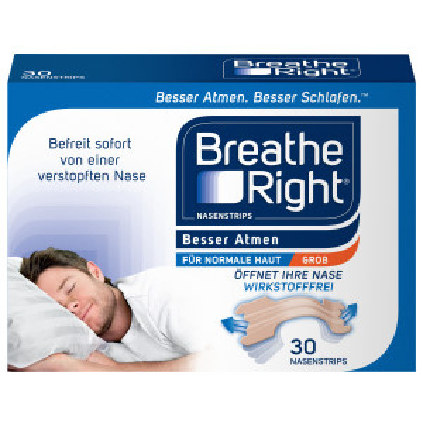 Abbildung für BESSER Atmen Breathe Right Nasenpfl.groß beige