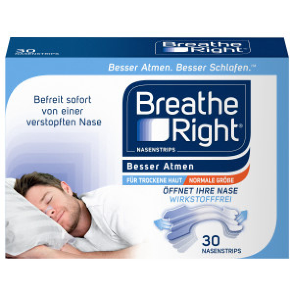 Abbildung für BESSER Atmen Breathe Right Nasenpfl.normal transp.
