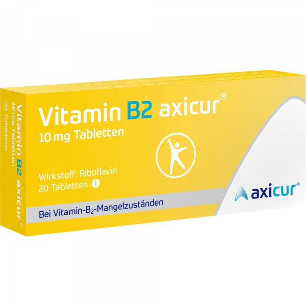 Abbildung für Vitamin B2 axicur® 10 mg (20) Tabletten