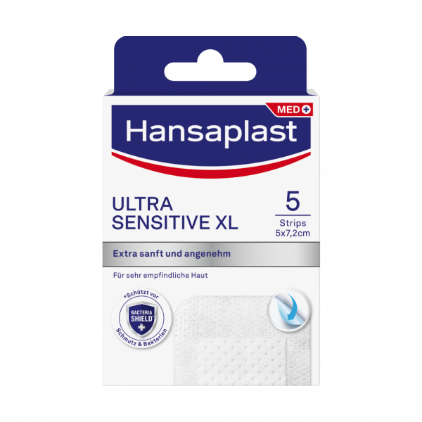 Abbildung für HANSAPLAST Ultra Sensitive Wundverband 5x7,2 cm XL