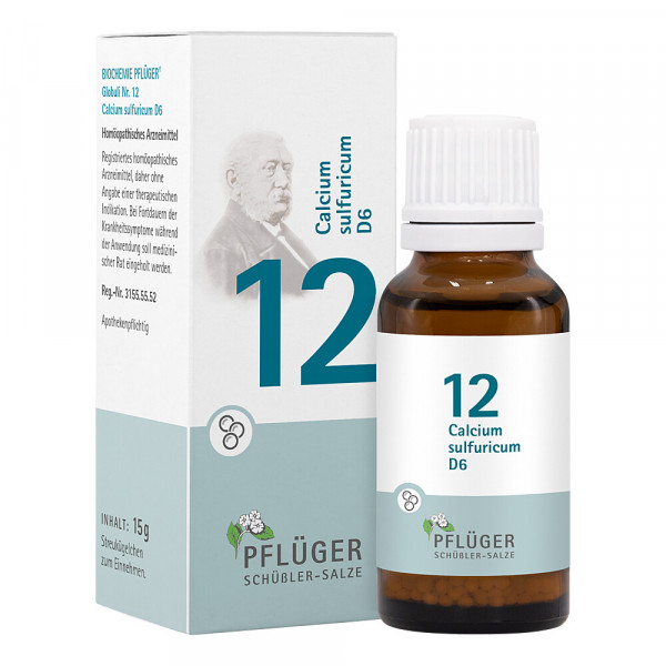 Abbildung für BIOCHEMIE Pflüger 12 Calcium sulfuricum D 6 Glob.