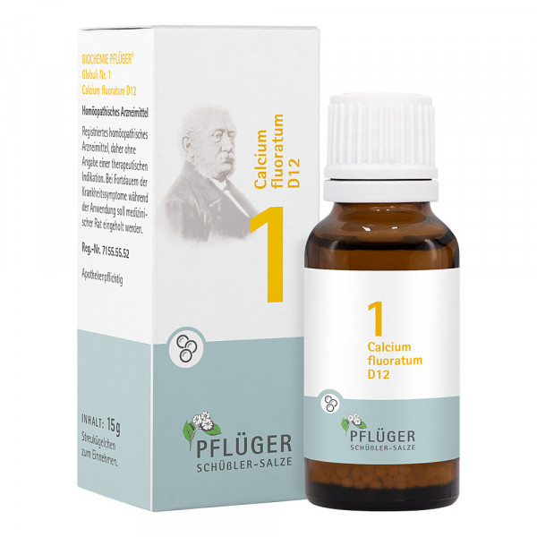 Abbildung für BIOCHEMIE Pflüger 1 Calcium fluoratum D 12 Globuli