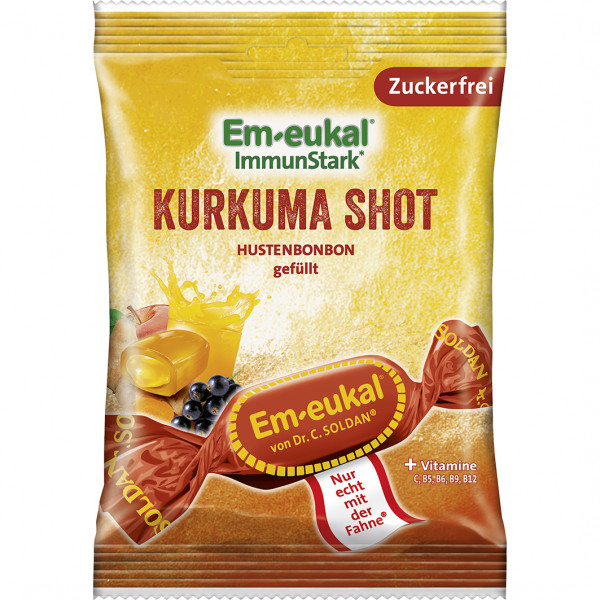 Abbildung für EM-EUKAL Bonbons Kurkuma-Shot gefüllt zuckerfrei