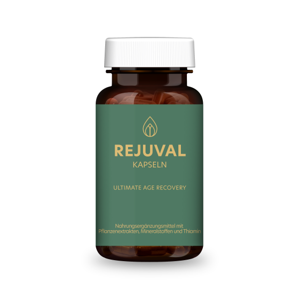 Abbildung für REJUVAL mit NMN Resveratrol EGCG Anti-Aging Kaps.