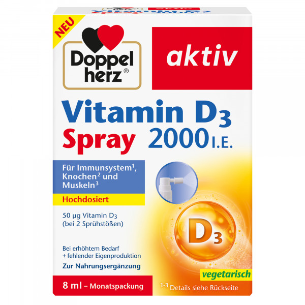 Abbildung für DOPPELHERZ Vitamin D3 2000 I.E. Spray