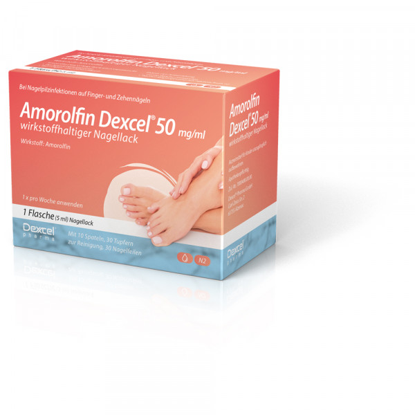 Abbildung für AMOROLFIN Dexcel gegen Nagelpilz 50 mg/ml wirkstoffhaltiger Nagellack