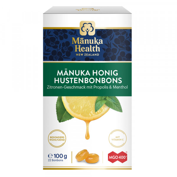 Abbildung für MANUKA HEALTH MGO 400+ Hustenbonb.Zitr.m.Prop.&Men