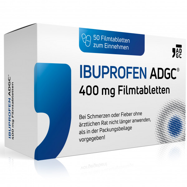 Abbildung für IBUPROFEN ADGC 400 mg Filmtabletten
