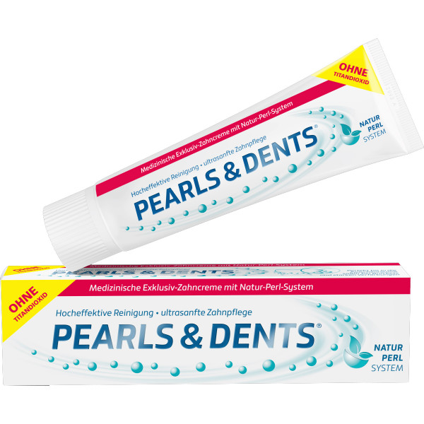 Abbildung für PEARLS & DENTS Exklusiv-Zahncreme ohne Titandioxid