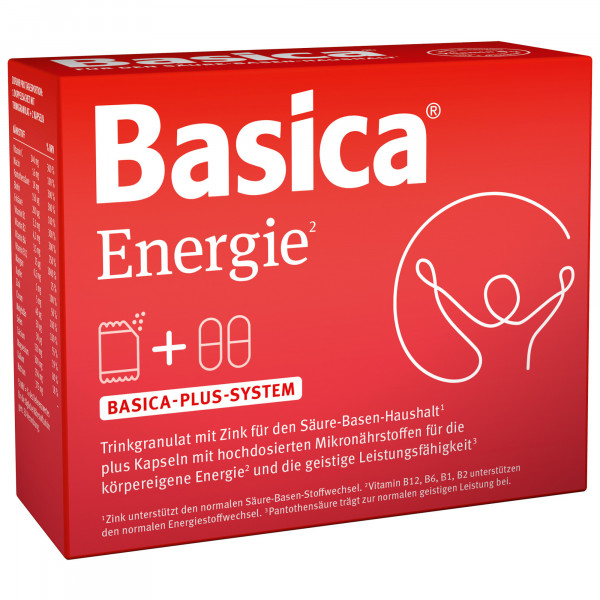 Abbildung für BASICA Energie Trinkgranulat+Kapseln f.7 Tage Kpg.