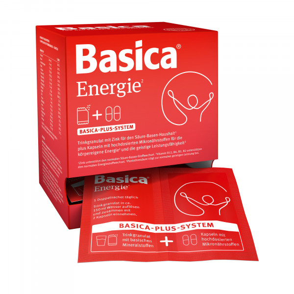 Abbildung für BASICA Energie Trinkgranulat+Kapseln f.30 Tage Kpg
