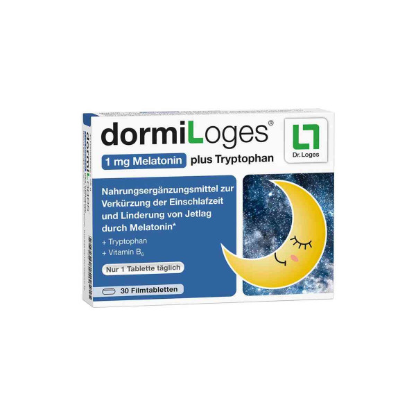 Abbildung für DORMILOGES Melatonin plus Tryptophan Filmtabletten