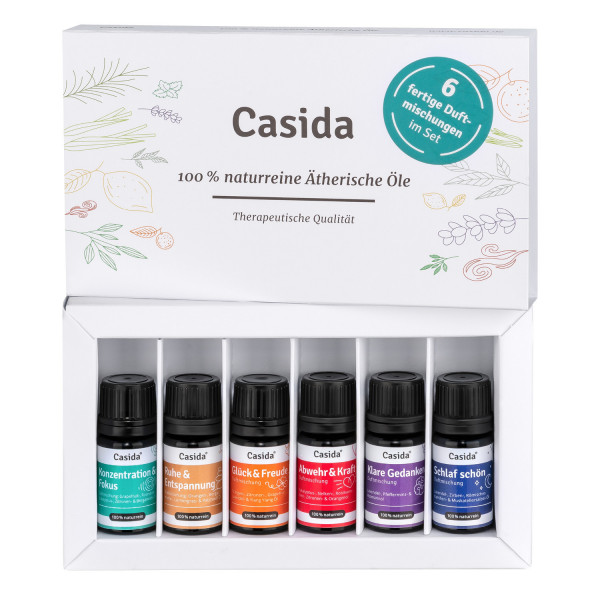Abbildung für ÄTHERISCHE Öle Duftmischungen Set naturrein Top 6