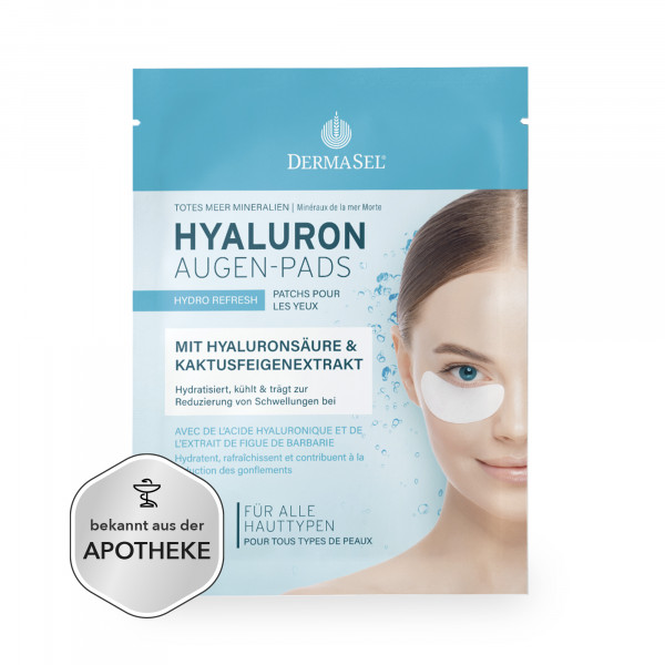 Abbildung für DERMASEL Totes Meer Hyaluron Augen-Pads