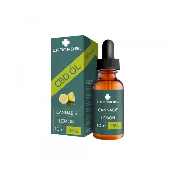 Abbildung für CBD 15% Bio Cannadol Hanfextrakt Lemon Tropfen