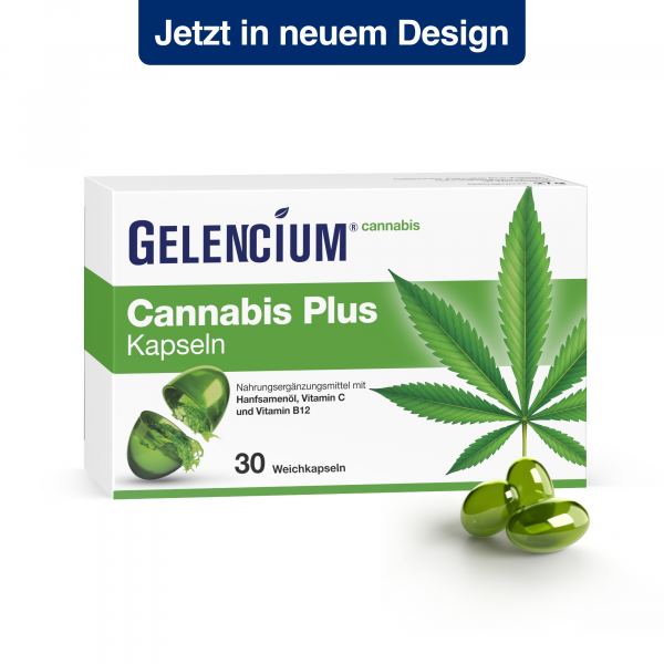 Abbildung für GELENCIUM Cannabis Plus Kapseln