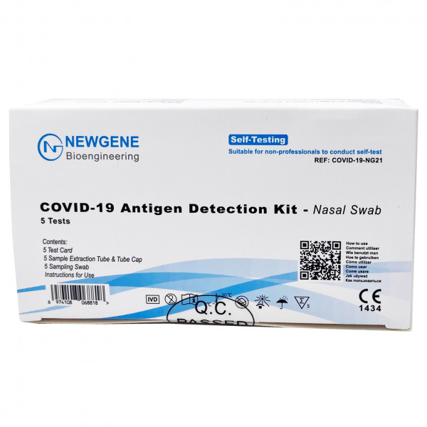 Abbildung für COVID-19 Antigen-Nachweis-Kit Selbsttest Nase