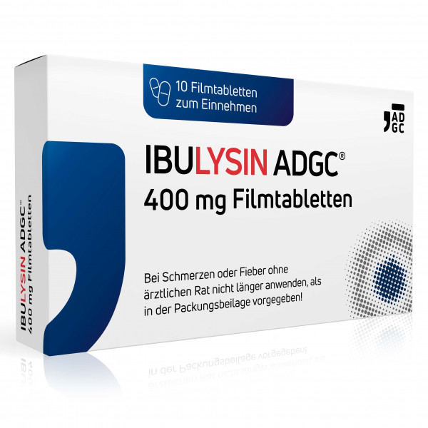 Abbildung für IBULYSIN ADGC 400 mg Filmtabletten