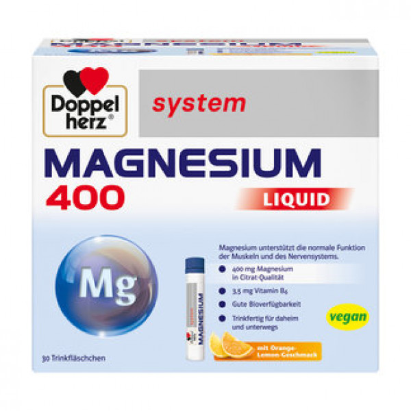 Abbildung für DOPPELHERZ Magnesium 400 Liquid system Trinkamp.