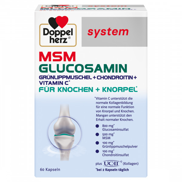 Abbildung für DOPPELHERZ MSM Glucosamin system Kapseln