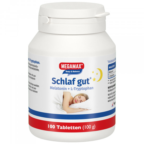Abbildung für SCHLAF GUT Melatonin+L-Tryptophan Tabletten