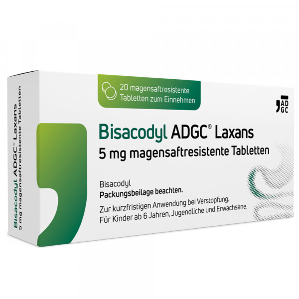 Abbildung für BISACODYL ADGC Laxans 5 mg magensaftres.Tabletten