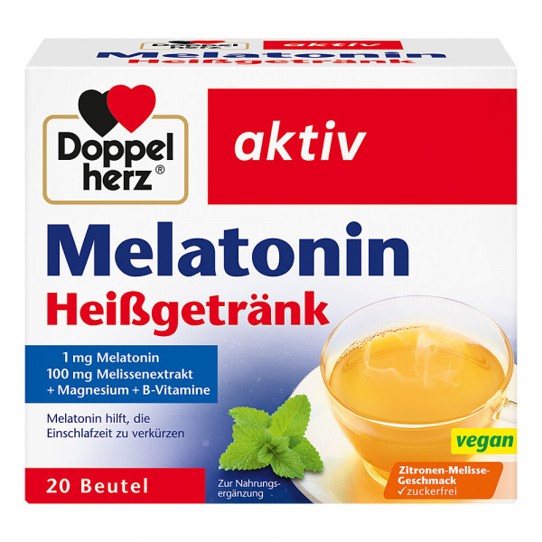 Abbildung für DOPPELHERZ Melatonin Heißgetränk Granulat