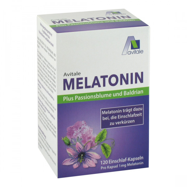 Abbildung für MELATONIN+PASSIONSBLUME+Baldrian Kapseln