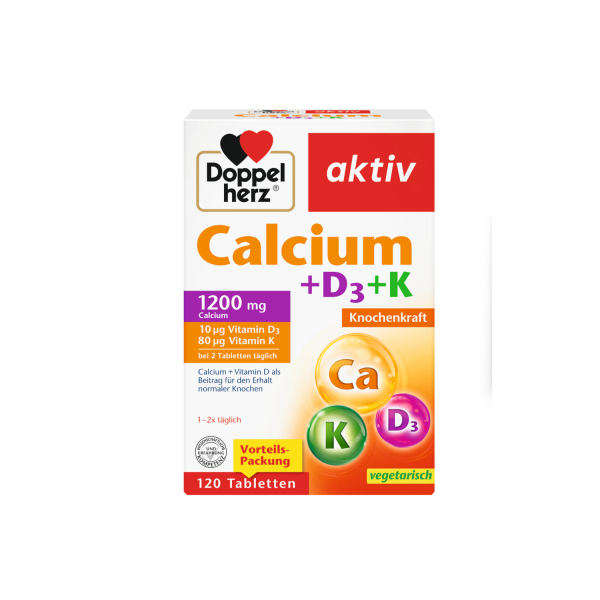 Abbildung für DOPPELHERZ Calcium+D3+K Tabletten