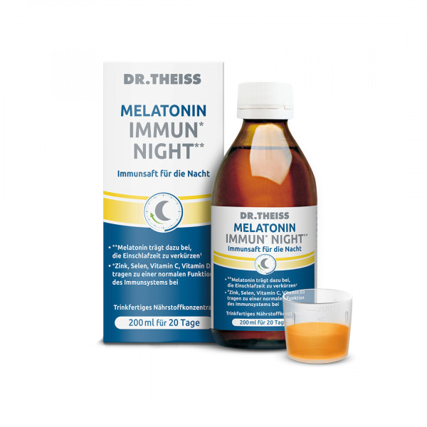 Abbildung für DR.THEISS Melatonin Immun Night Saft
