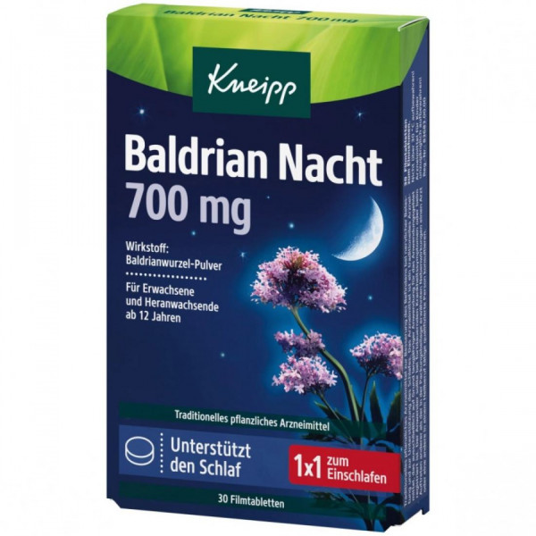 Abbildung für KNEIPP Baldrian Nacht 700 mg Filmtabletten
