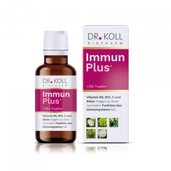 Abbildung für IMMUN PLUS Dr.Koll Gemmo Kompl.Vit.B6 B12 Selen Tr