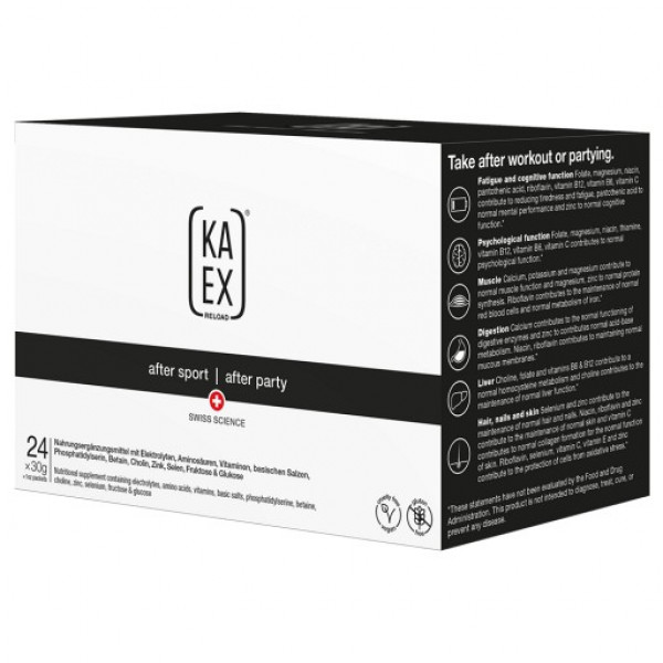 Abbildung für KAEX reload Pulver MultipackTrinkpulver after sport after party  mit Elektrolyten, Aminosäuren, Vitaminen