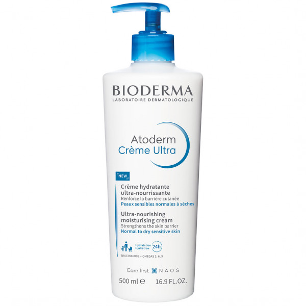 Abbildung für Atoderm Crème Ultra - Feuchtigkeitsspendende, nährende Körpercreme mit Niacinamid für trockene Haut - 500ml
