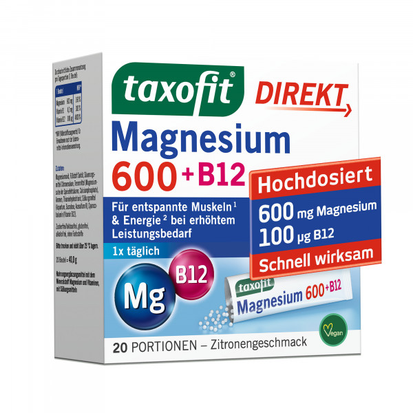 Abbildung für TAXOFIT Magnesium 600+B12 Direkt Granulat