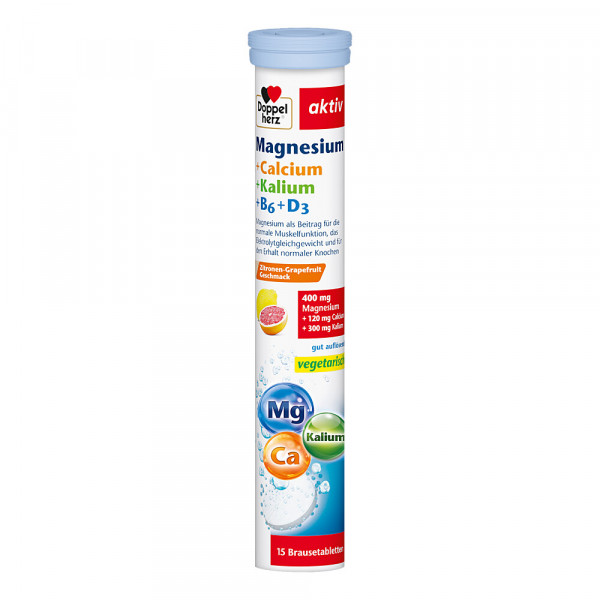 Abbildung für DOPPELHERZ Magnesium+Calcium+Kalium Brausetabl.