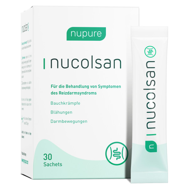 Abbildung für NUPURE nucolsan-Medizinprodukt zur Behandlung des Reizdarmsyndroms