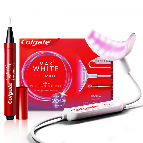 Abbildung für Colgate Max White Ultimate LED Whitening Kit für zu Hause