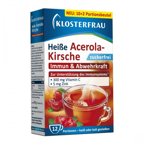 Abbildung für KLOSTERFRAU heiße Acerola-Kirsche zuckerfrei Gran.
