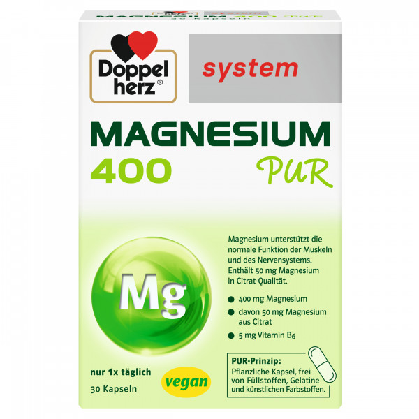 Abbildung für DOPPELHERZ Magnesium 400 Pur