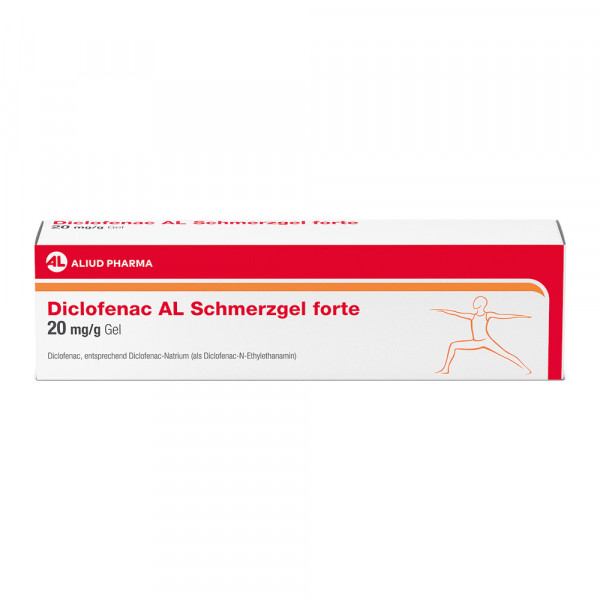 Abbildung für Diclofenac AL Schmerzgel forte 20 mg / g bei akutem Bewegungsschmerz nach stumpfem Trauma