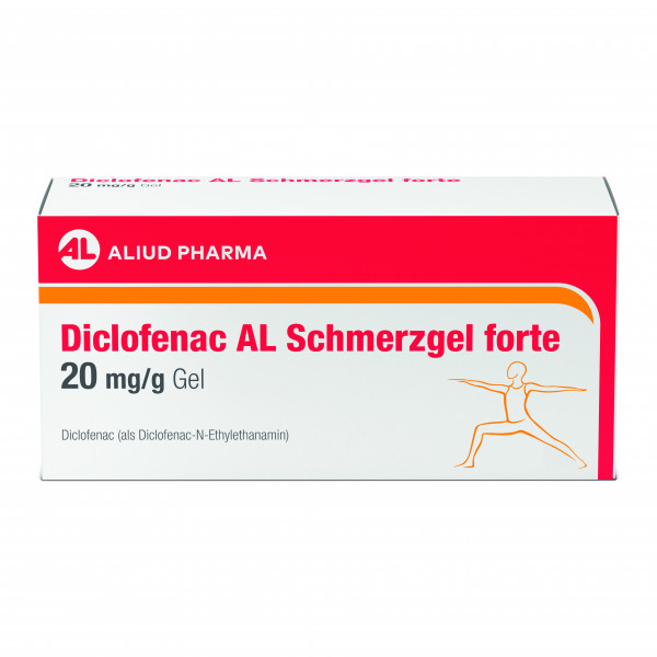 Abbildung für Diclofenac AL Schmerzgel forte 20 mg / g bei akutem Bewegungsschmerz nach stumpfem Trauma